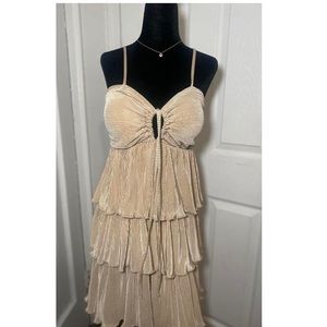 Gold Mini Dress!
